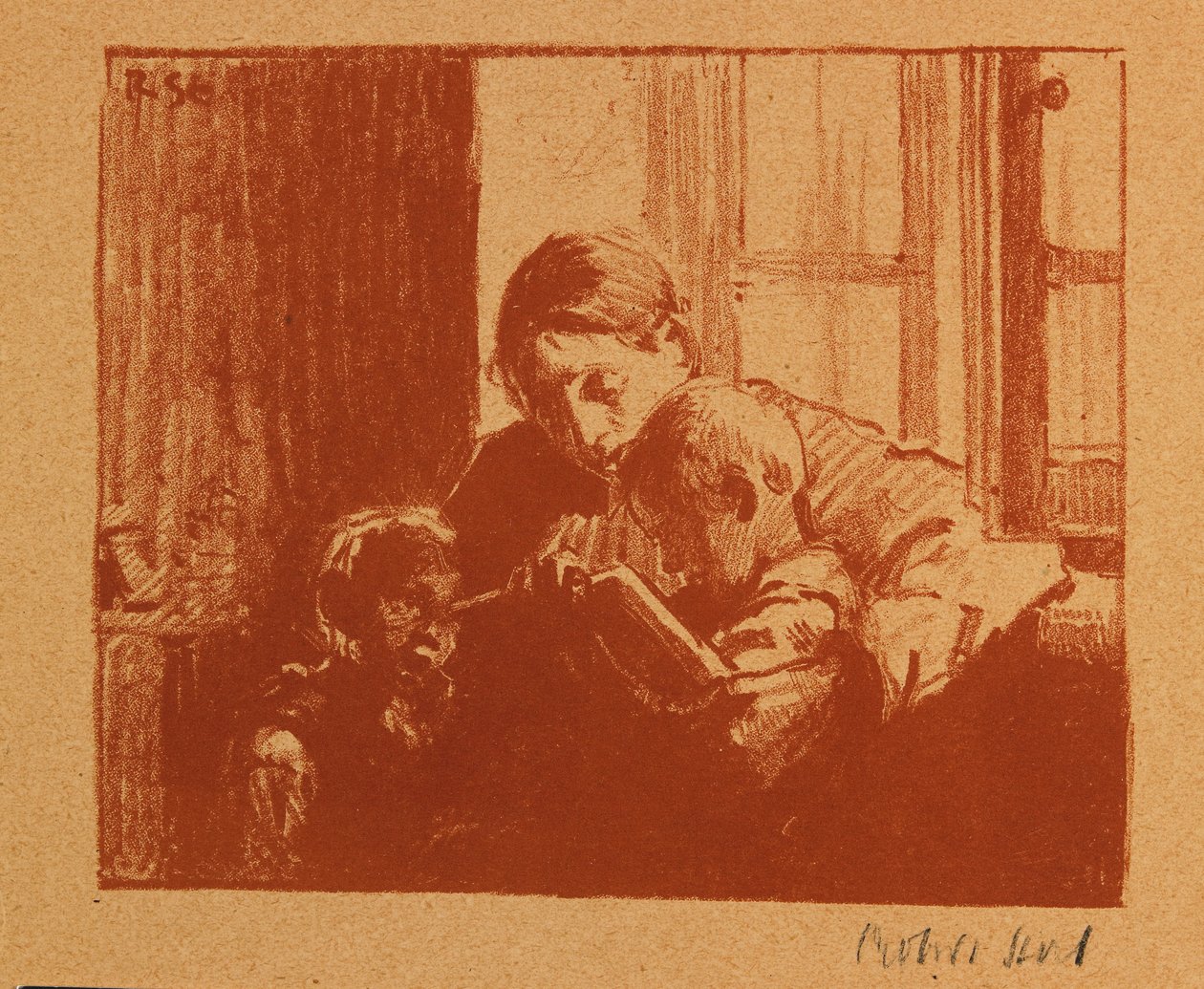 Mor og barn av Robert Sterl