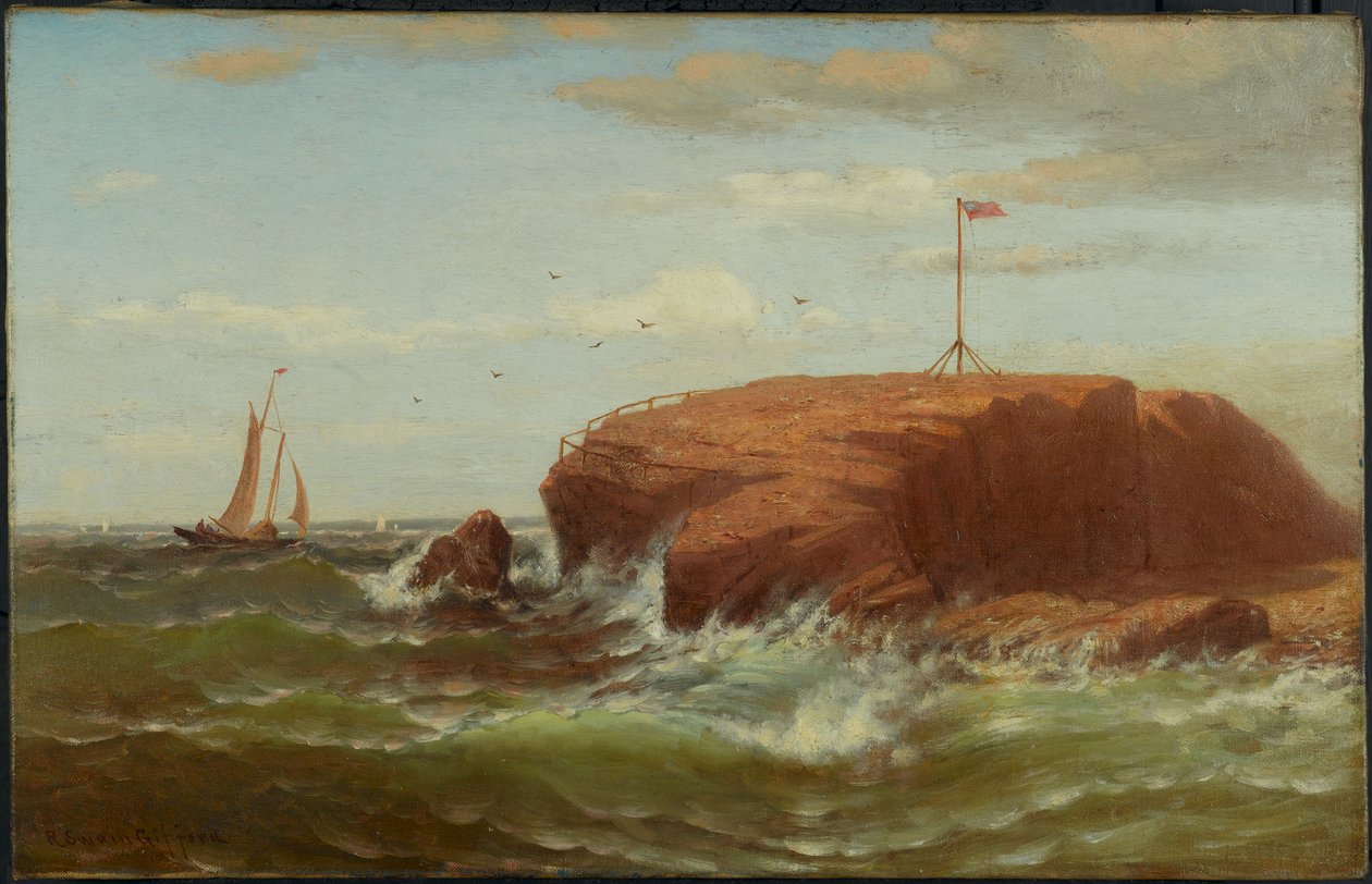 Seconnet Rock, New Bedford, Massachusetts, ca. 1865 av Robert Swain Gifford