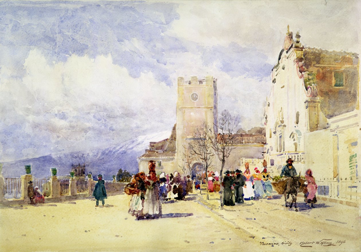 Taormina, Sicilia, 1896 av Robert Weir Allan