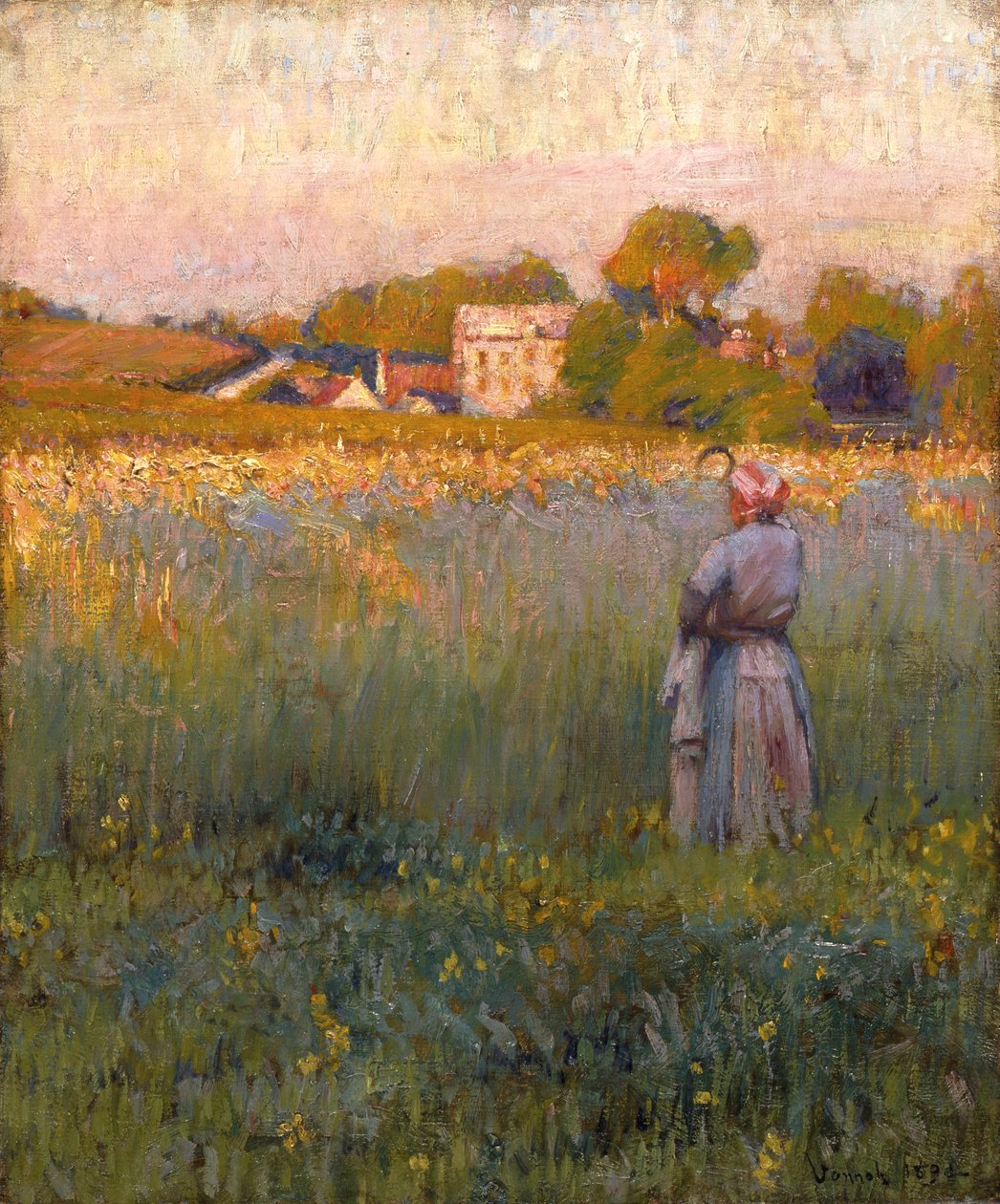 Landskap, 1890 av Robert William Vonnoh