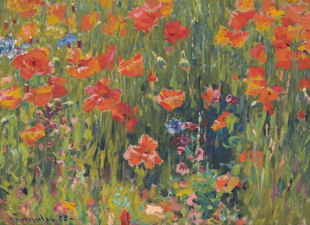 Valmuer av Robert William Vonnoh
