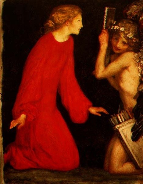 Amors speil av Robert Anning Bell
