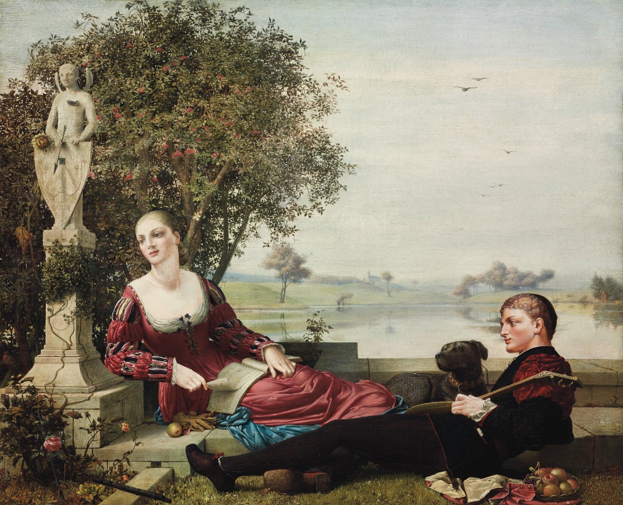 Heloise og Abelard av Robert Bateman
