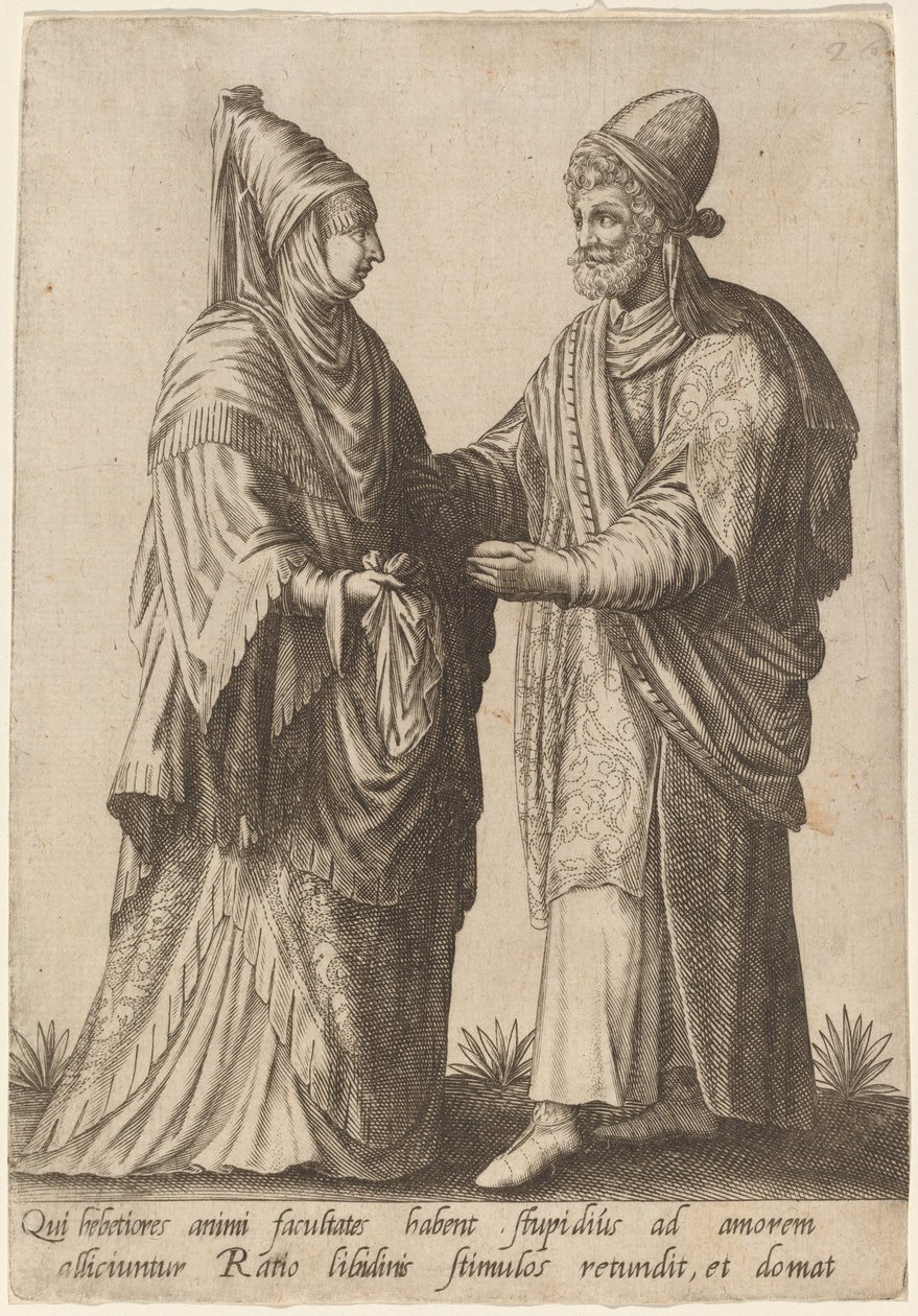 De som sløver sinnets evner..., 1597. av Robert Boissard