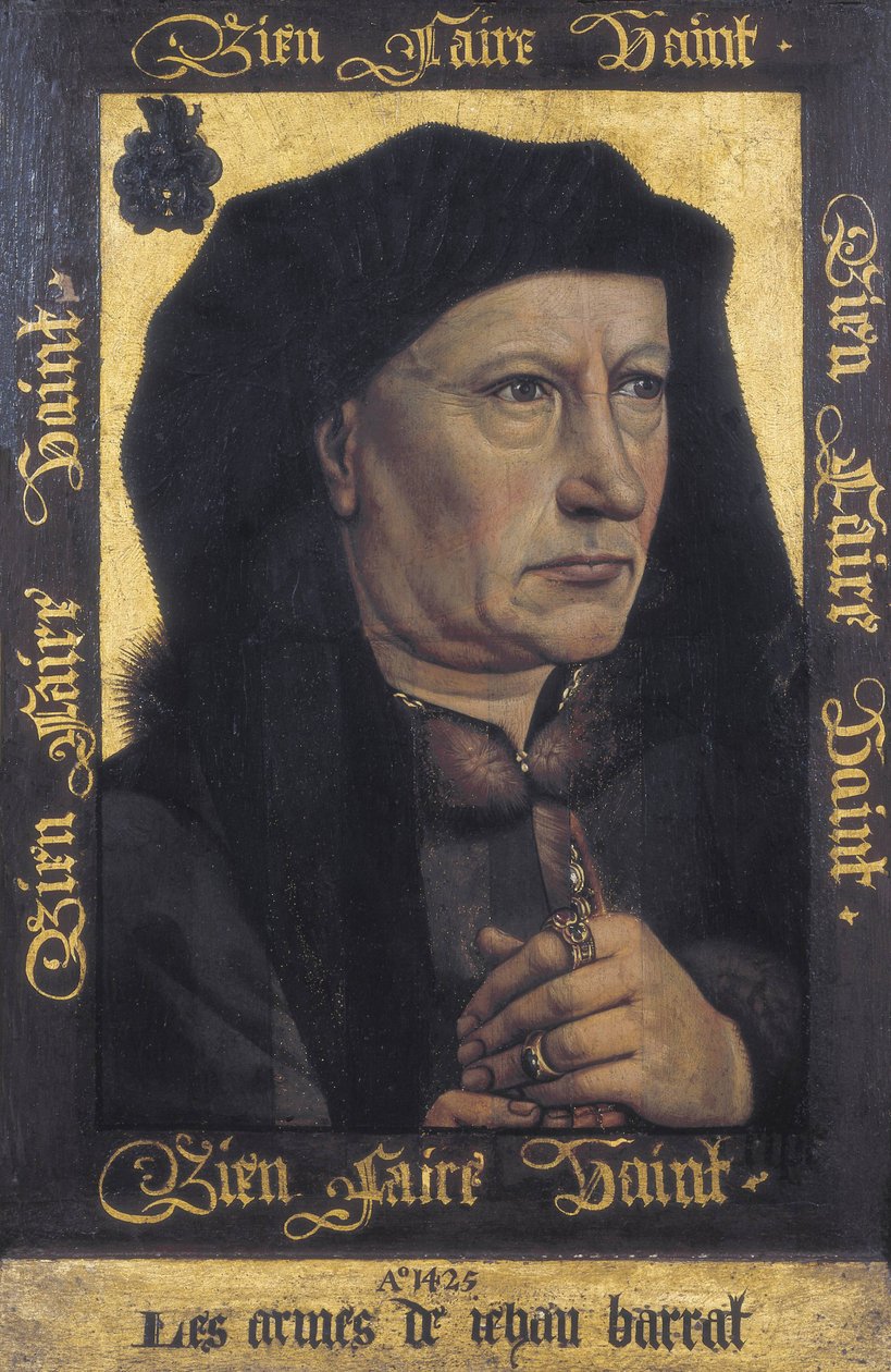 Portrett av Barthelemy Alatruye (d.1450) av Robert Campin