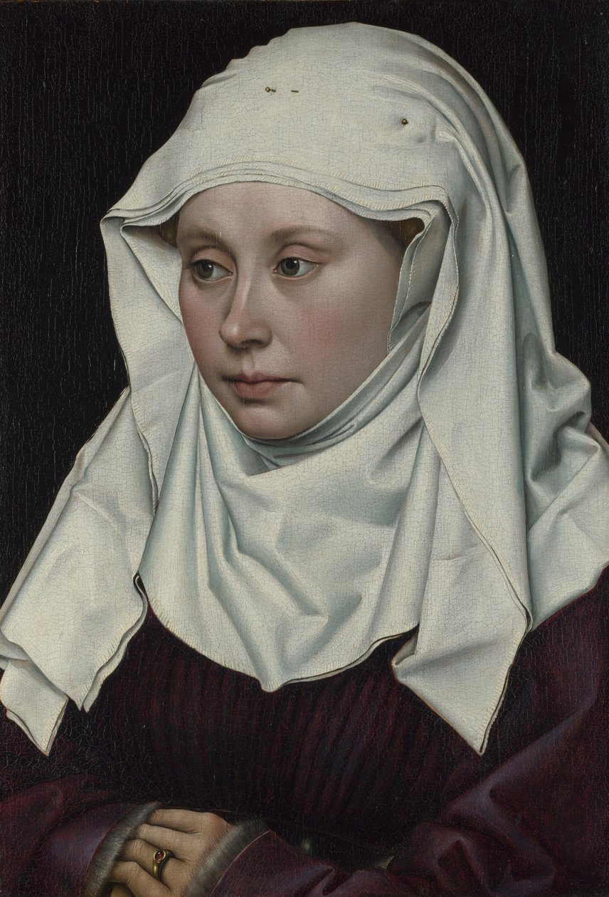 Portrett av en kvinne, ca 1435 av Robert Campin