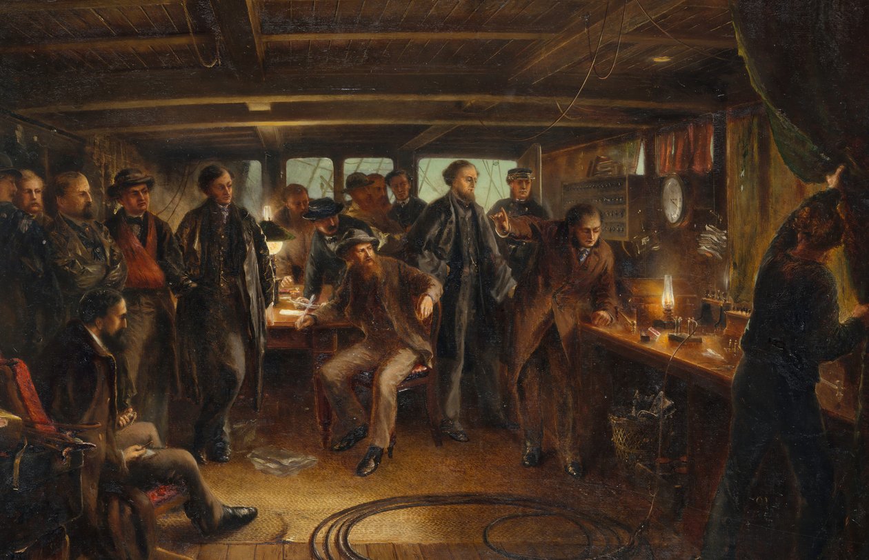 Avventer svar, ca. 1866. av Robert Charles Dudley