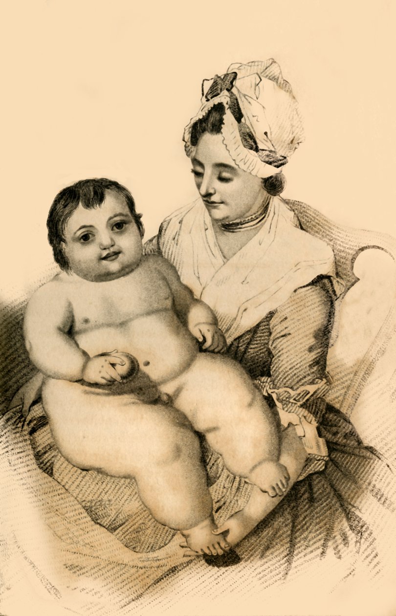 Thomas Hills Everett, elleve måneder gammel, 1822. av Robert Cooper
