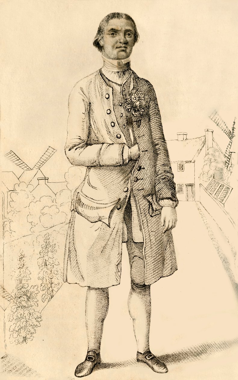 Thomas Wood, The Abstemious Miller, 1821. av Robert Cooper