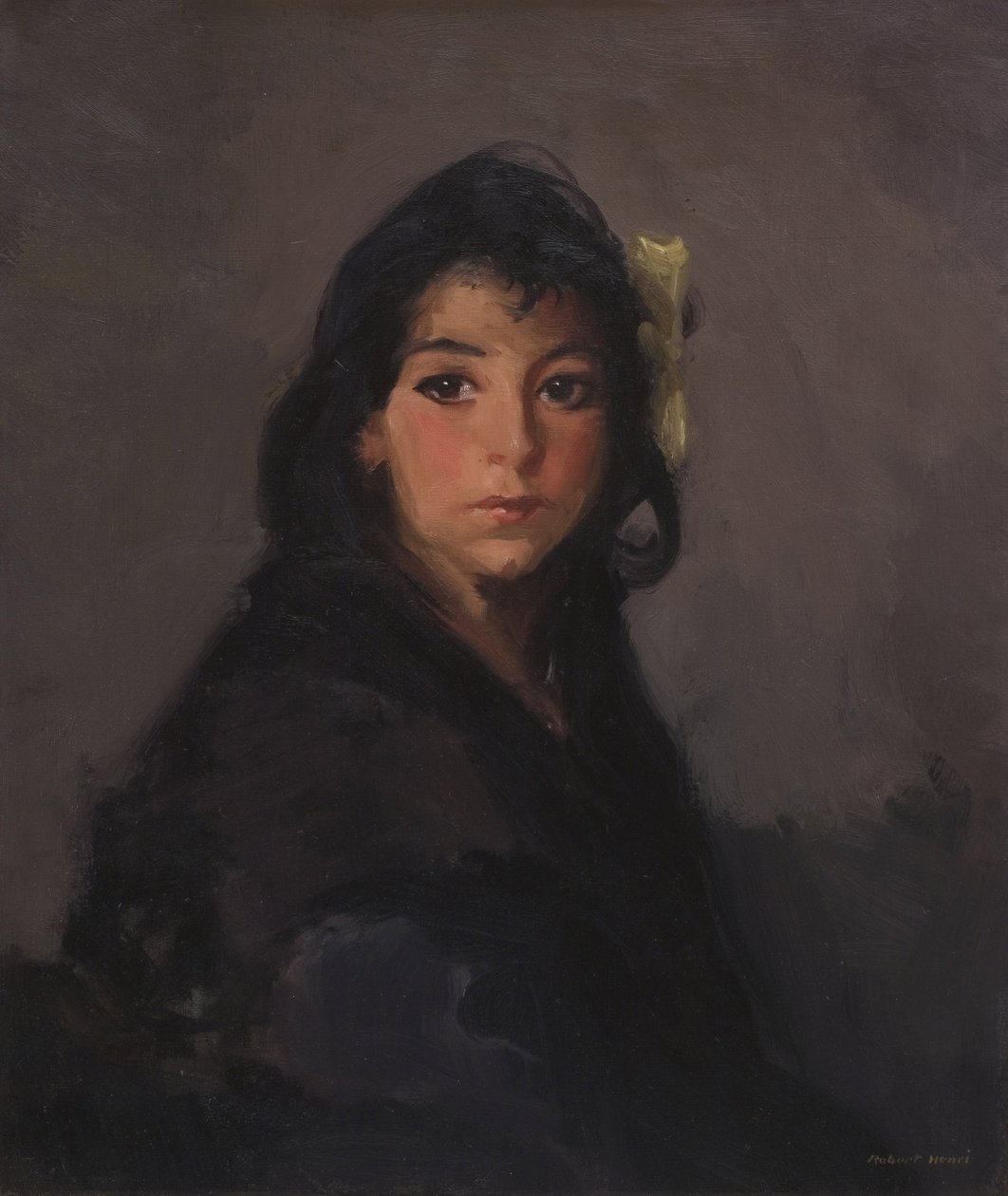 The Gypsy Girl (Barbina), 1912 av Robert Cozad Henri