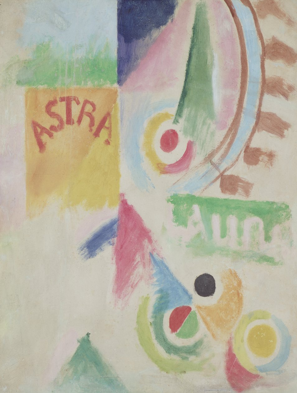 Fotball. Cardiff-laget av Robert Delaunay