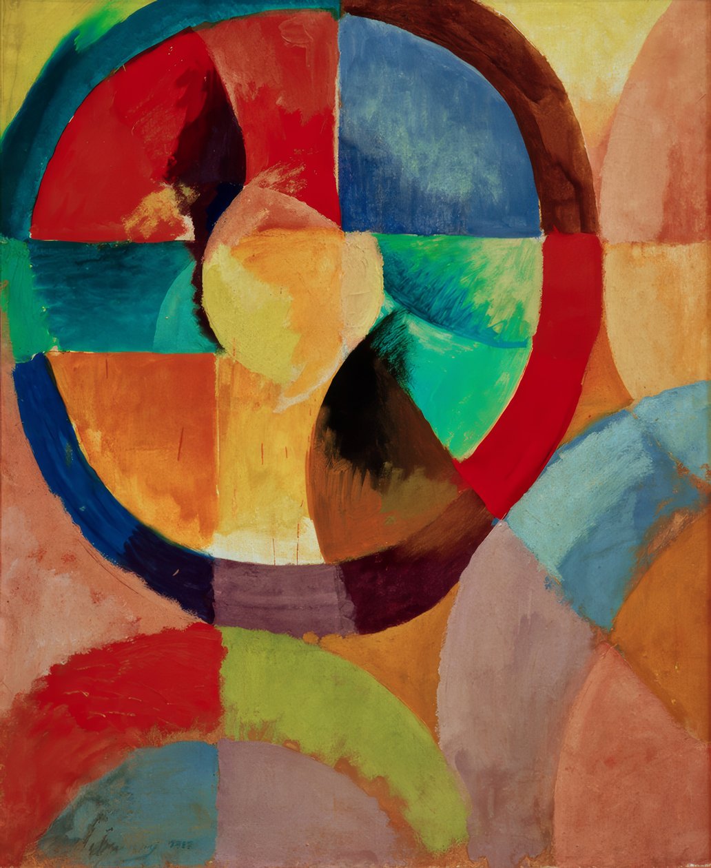 Sirkulære former, sol nr. 1 av Robert Delaunay