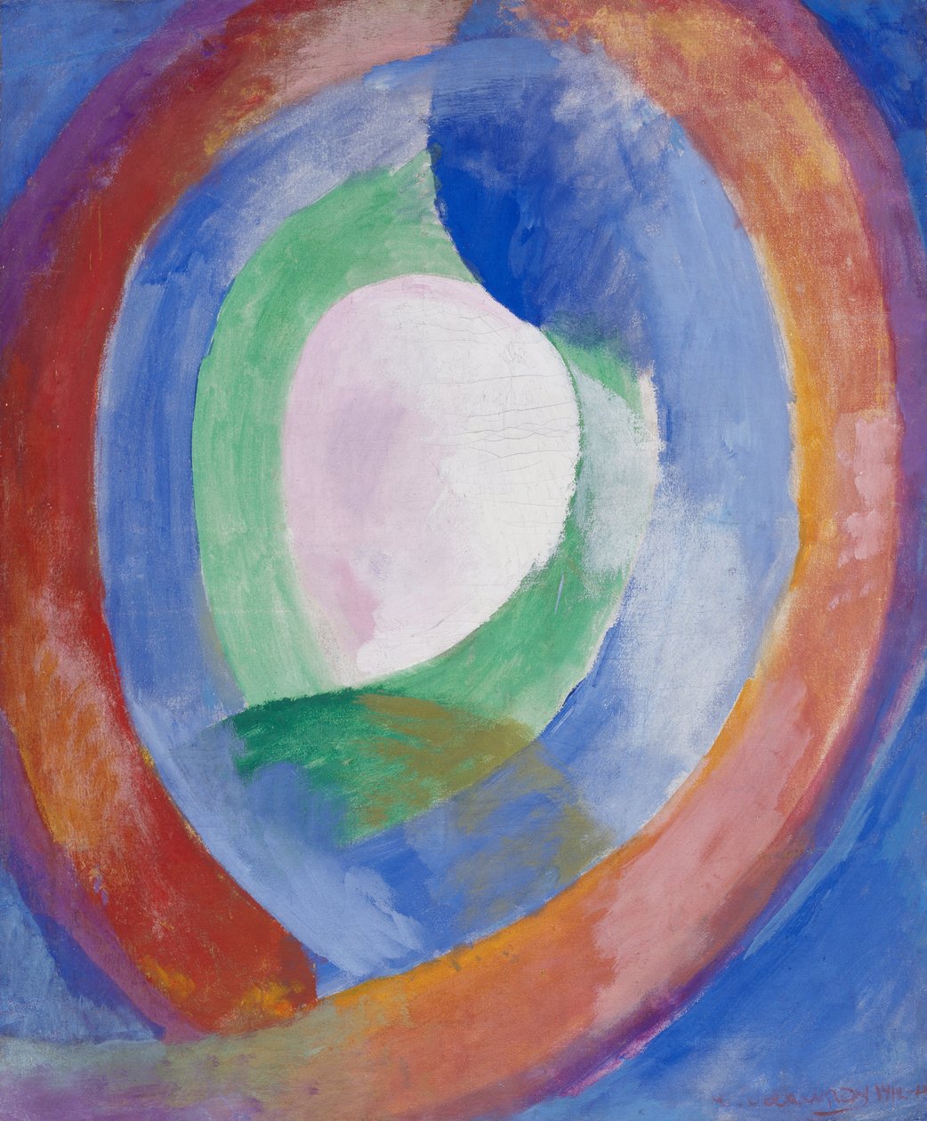 Sirkulære former, måne nr. 1 av Robert Delaunay