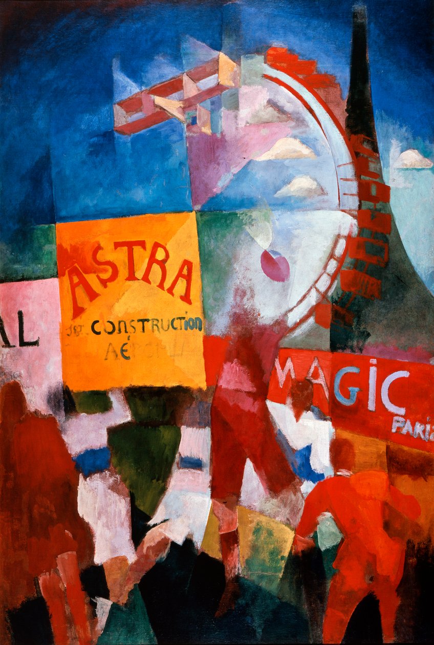 LEquipe de Cardiff, Cardiff Team, 1913. av Robert Delaunay