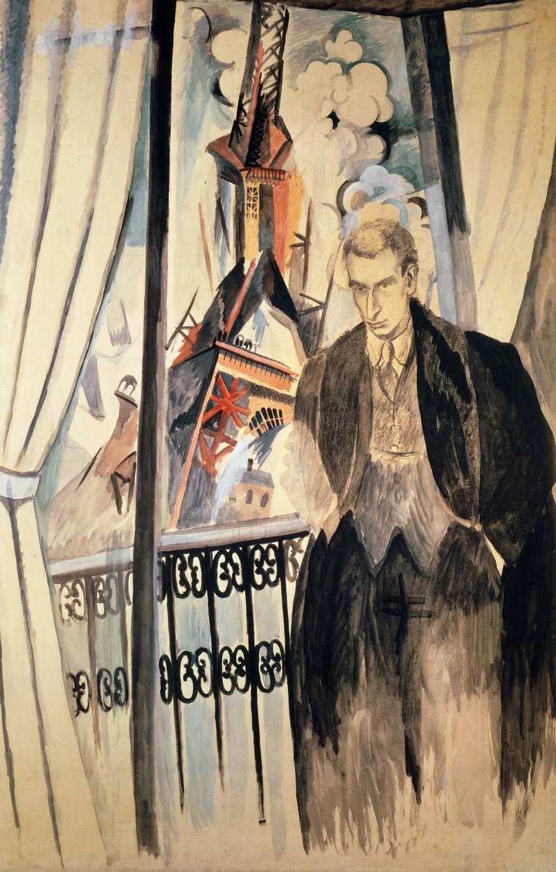 Portrett av Philippe Soupault (Chaville av Robert Delaunay
