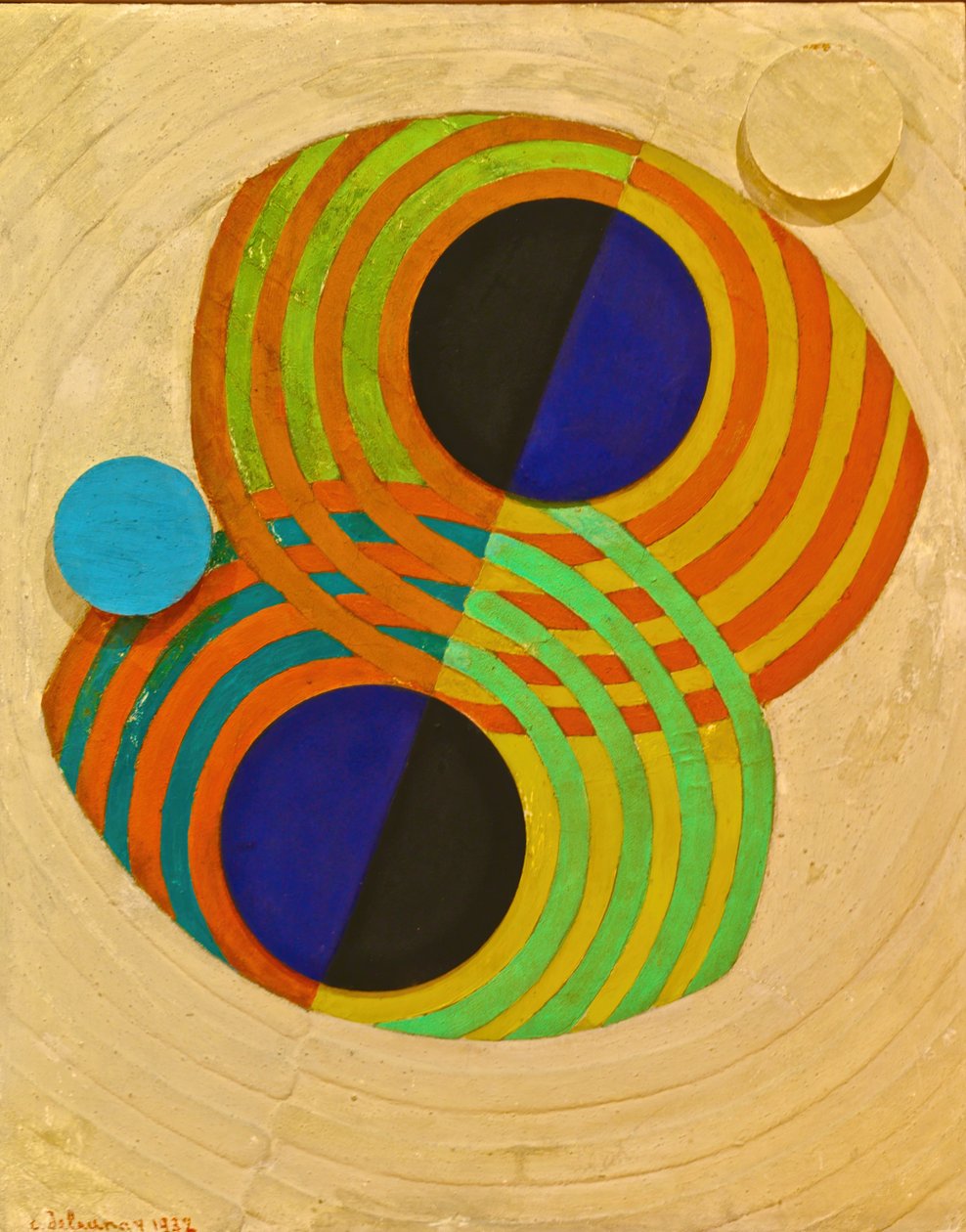 Lettelse. Rytmer, 1932. av Robert Delaunay