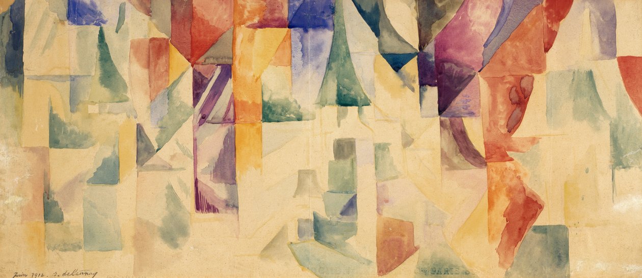 Samtidig Windows av Robert Delaunay