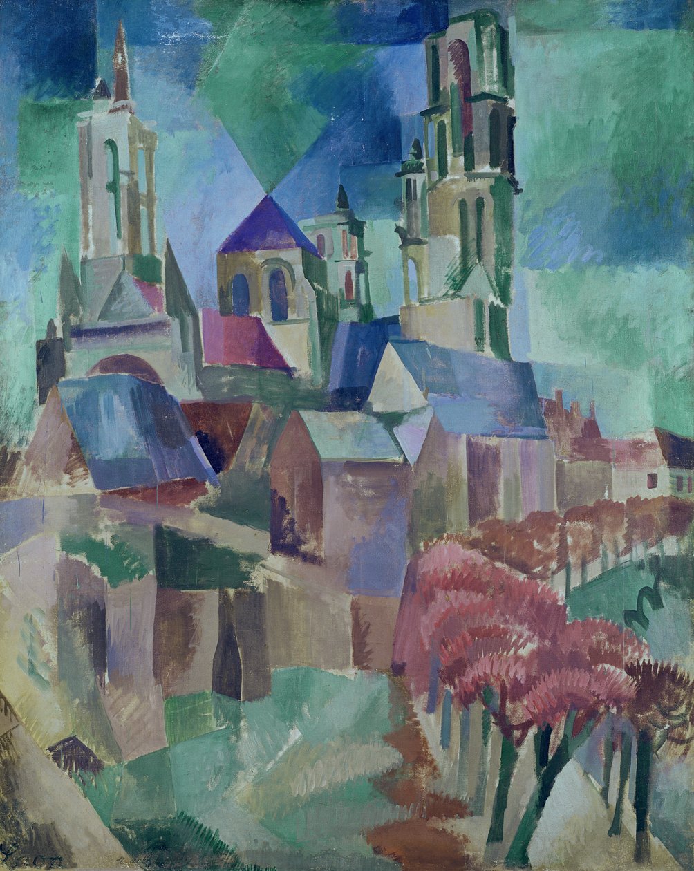Tårnene i Laon av Robert Delaunay