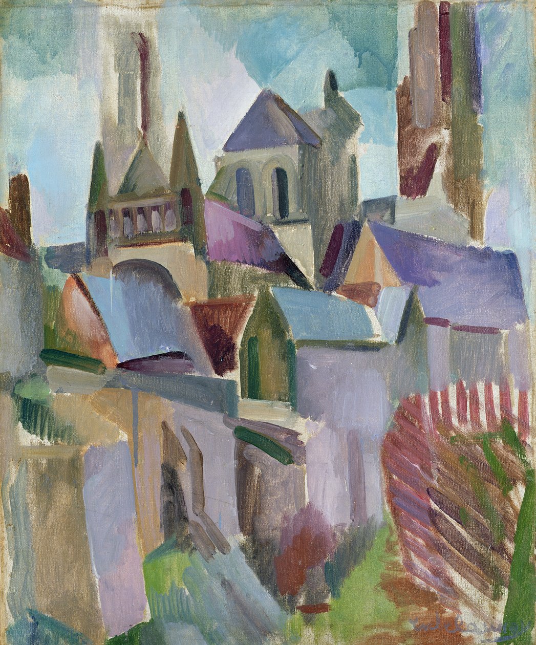 Tårnene i Laon av Robert Delaunay