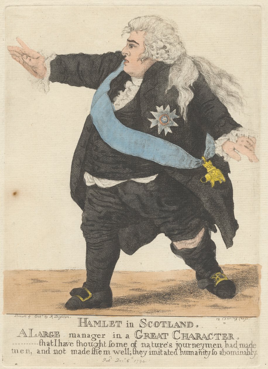 Hamlet i Skottland av Robert Dighton