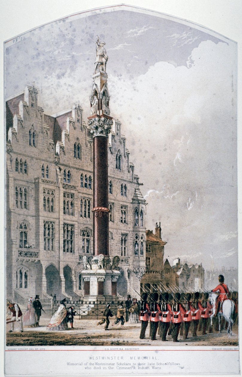 Broad Sanctuary, Westminster, London, c1865 av Robert Dudley