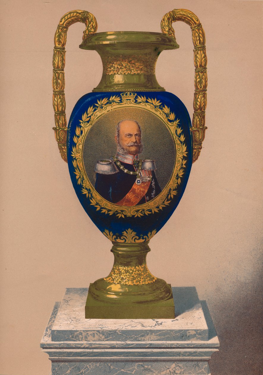Porselensvase, 1863. av Robert Dudley