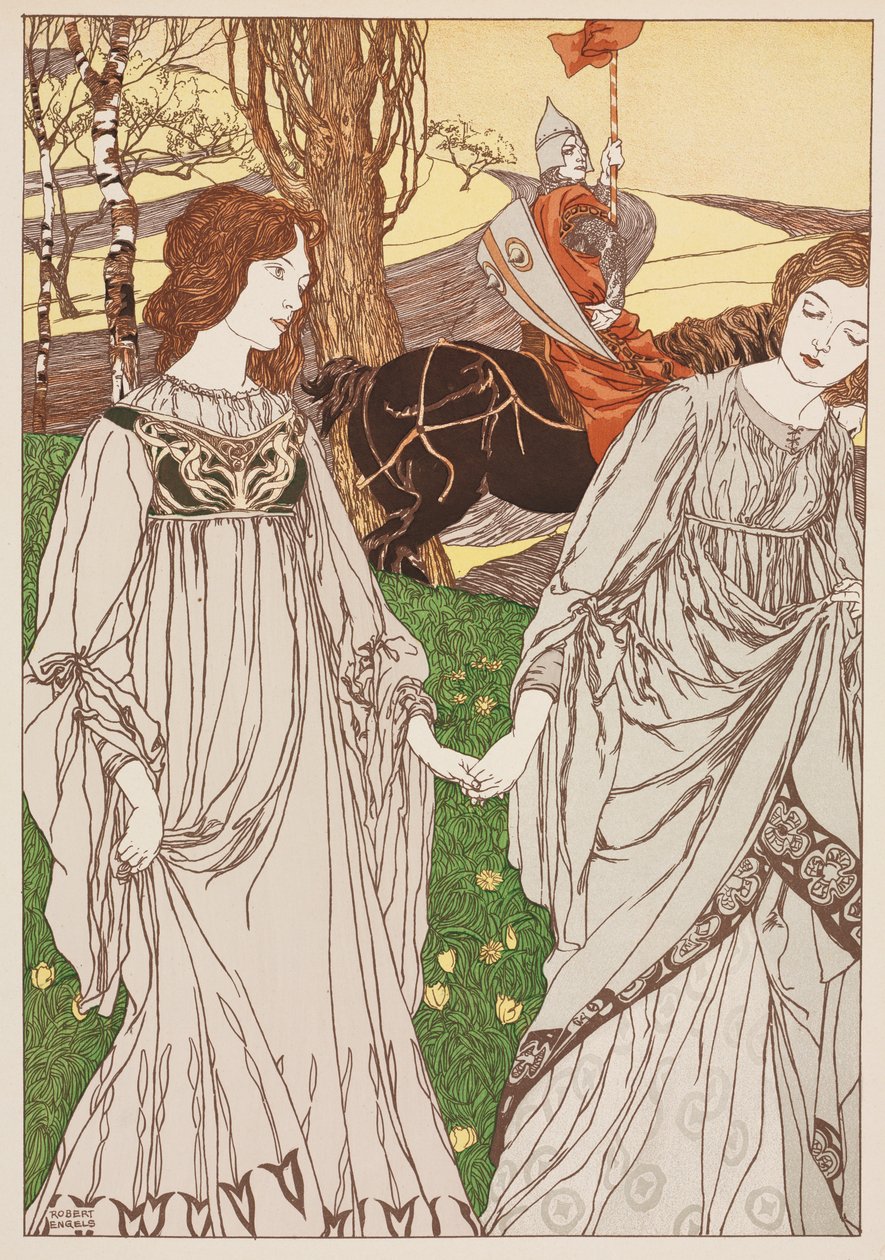 Den forbipasserende Le Passant, 1897. av Robert Engels