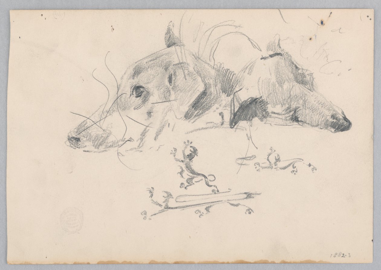 Hund og løve av Robert Frederick Blum