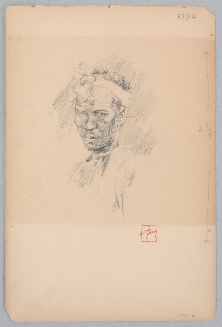 Japansk mann av Robert Frederick Blum