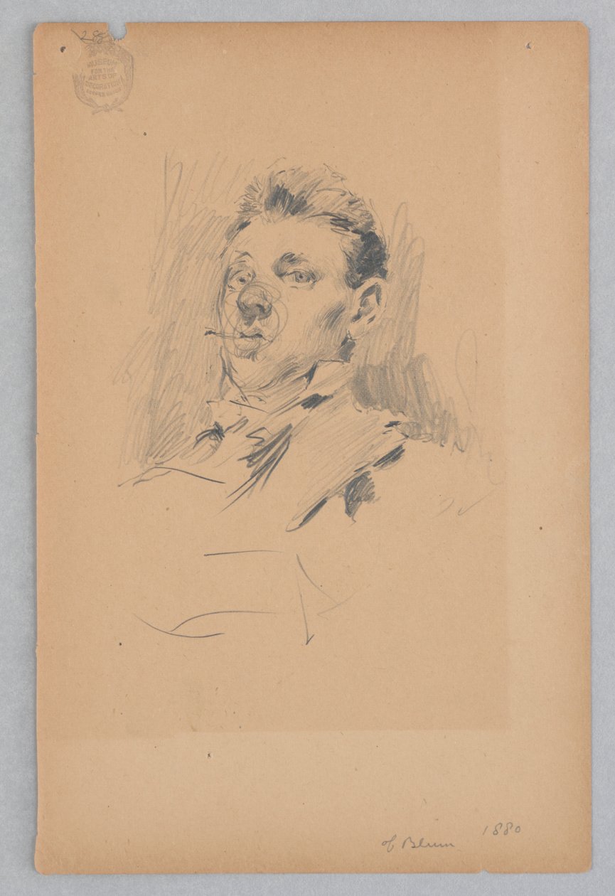 Selvportrett av Robert Frederick Blum
