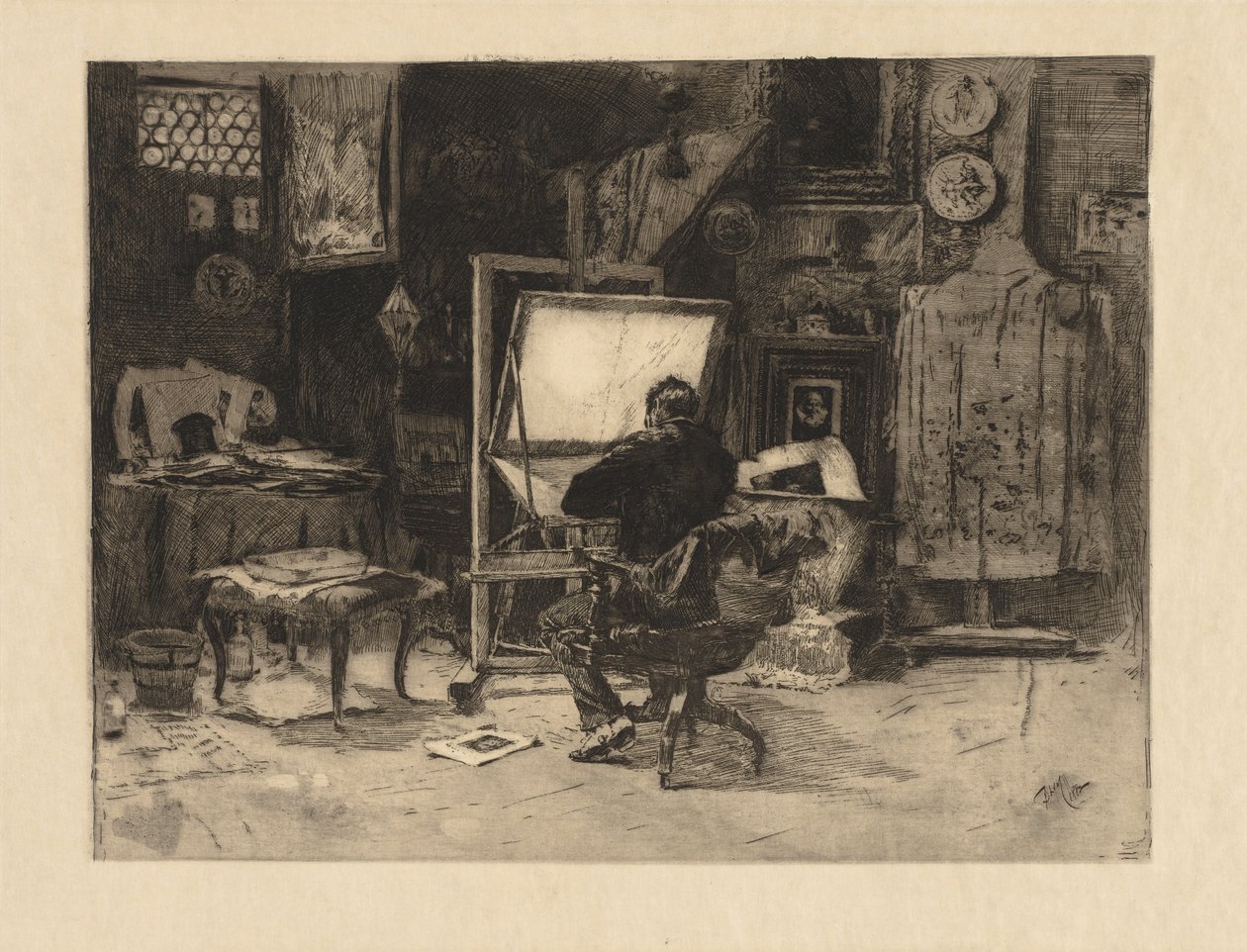 Etseren, 1882. av Robert Frederick Blum