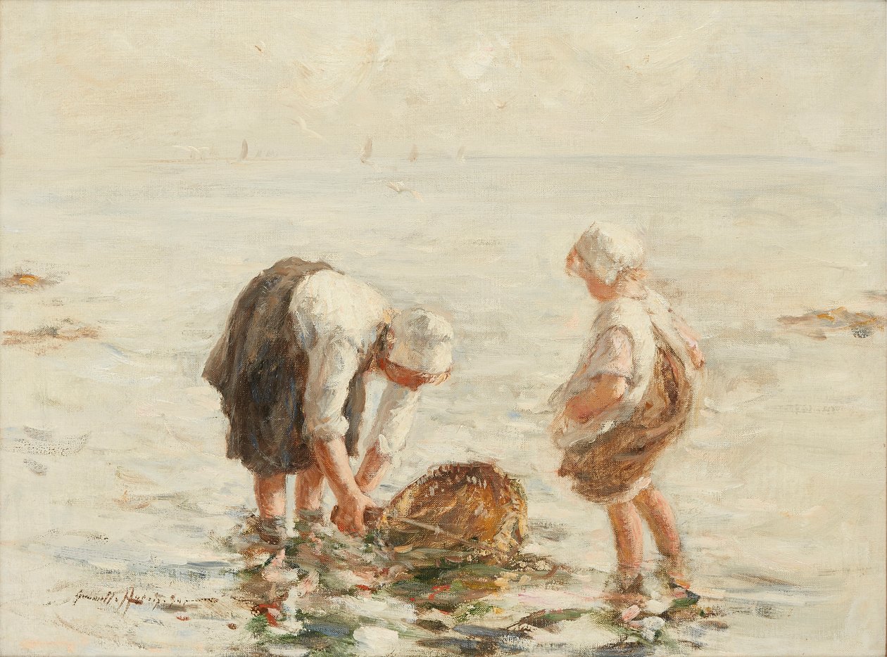 Reker (olje på lerret) av Robert Gemmell Hutchison
