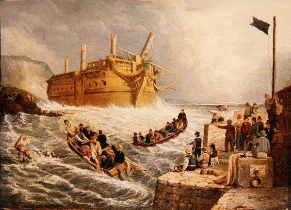 Forlis under Whitby av Robert Gibb