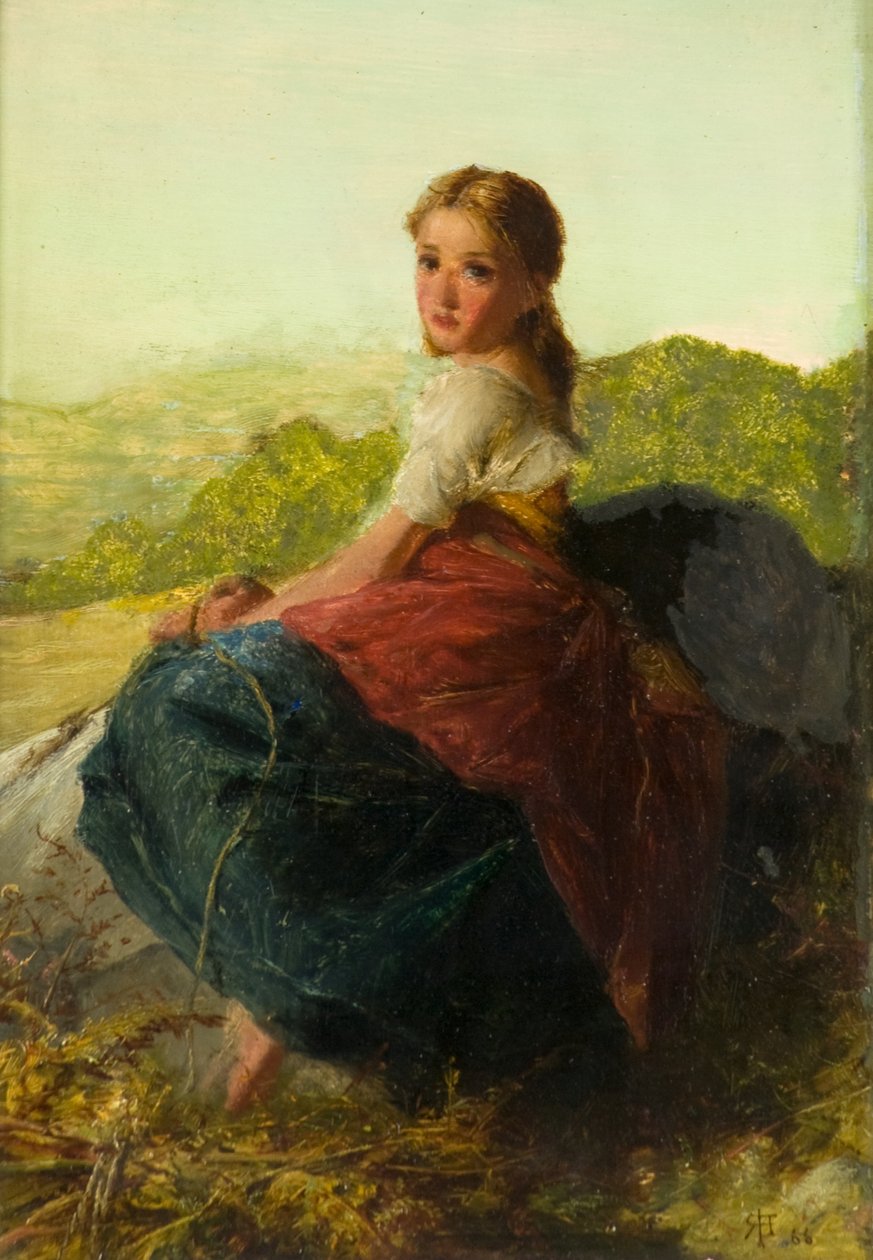 Fern Gatherer av Robert Herdman