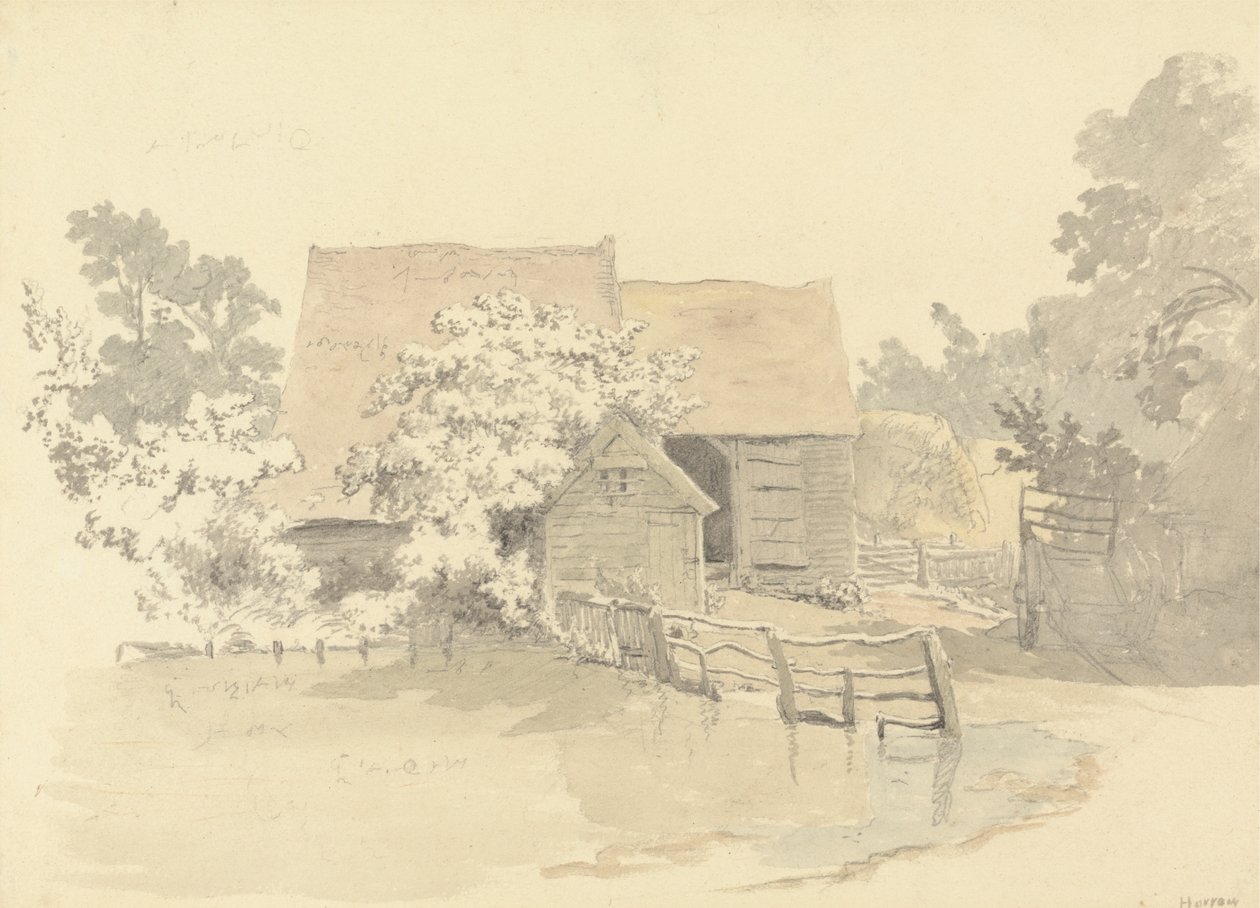 En gård ved Harrow av Robert Hills