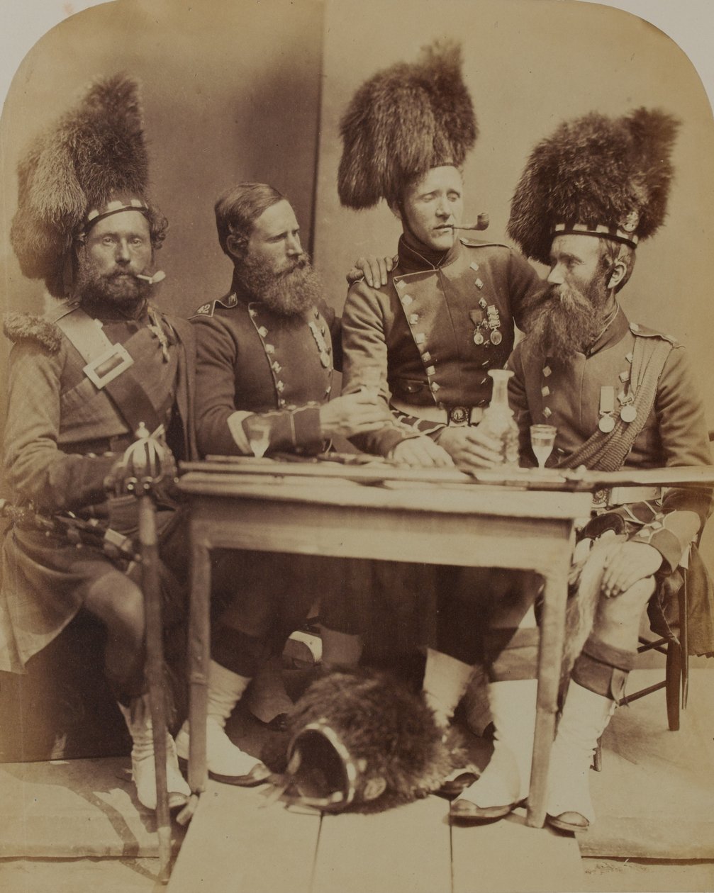 42nd Highlanders (Black Watch) av Robert Howlett
