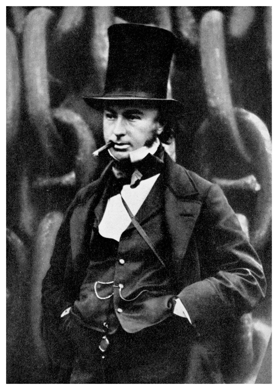 Isambard Kingdom Brunel , britisk ingeniør, 1857 1956. av Robert Howlett