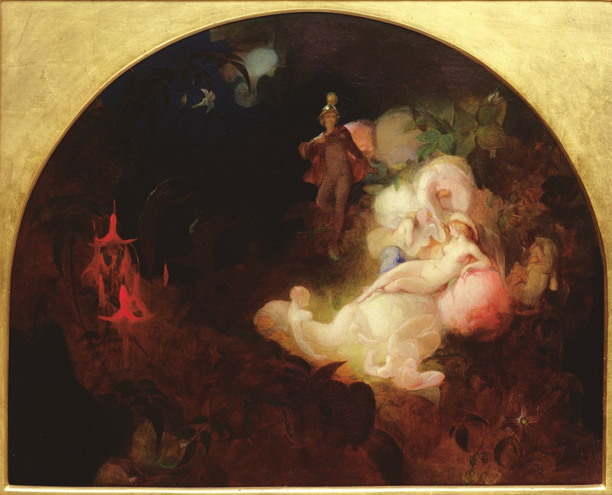 Det sover Titania (panel) av Robert Huskisson