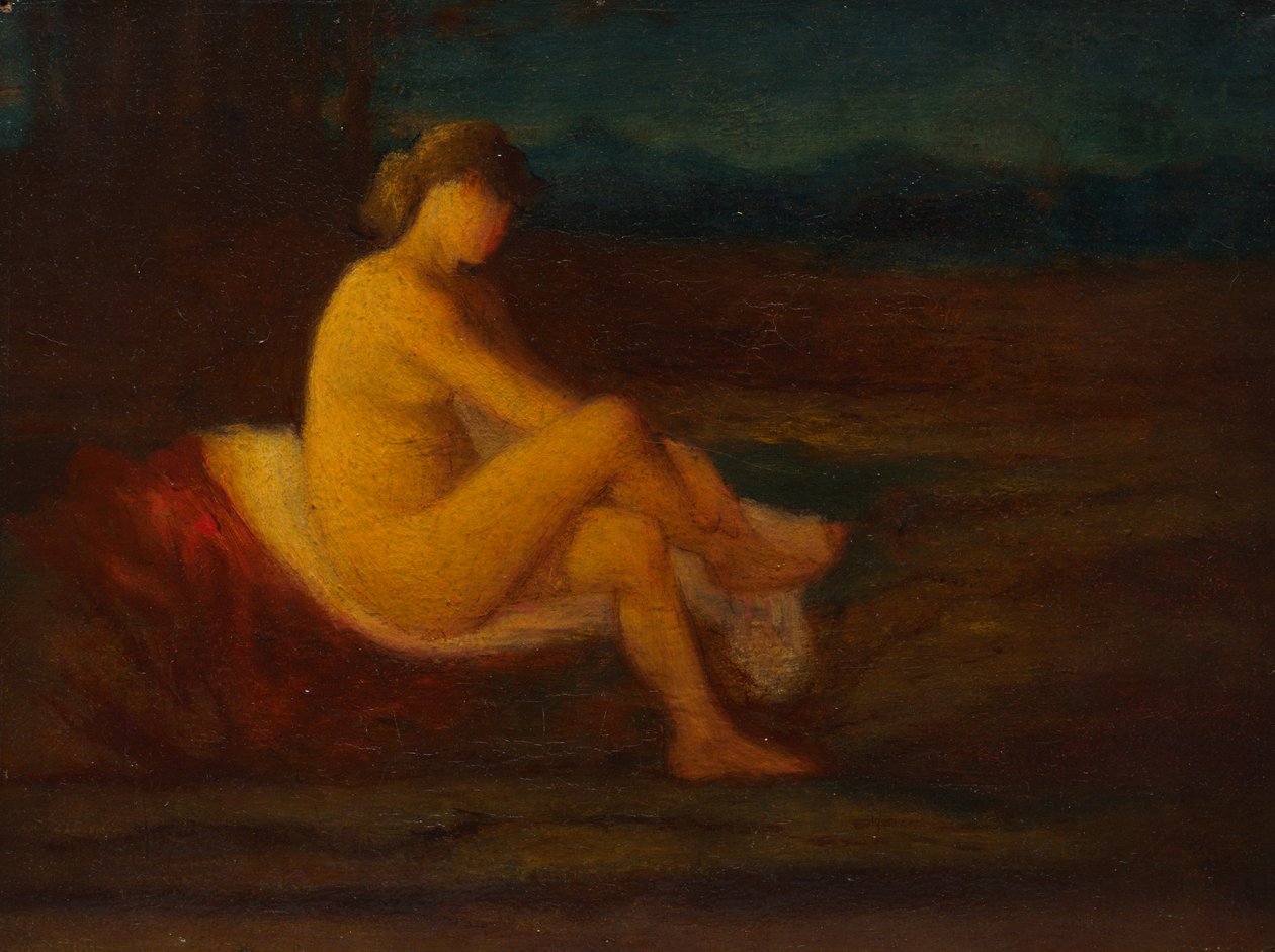 En badende, 1800-tallet. av Robert Loftin Newman