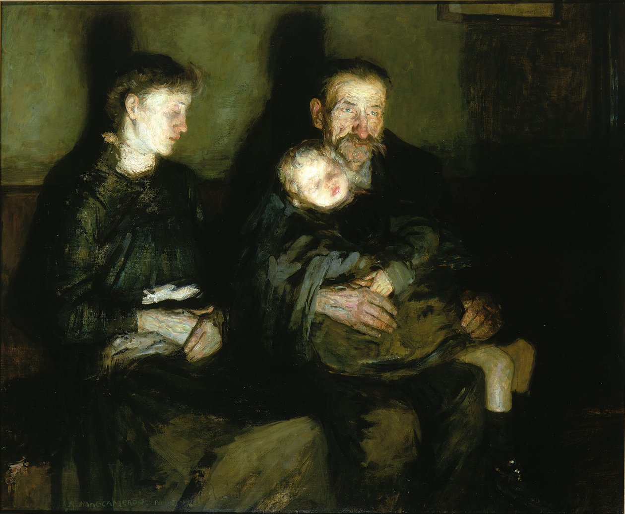 Venter på legen, 1910. av Robert MacCameron