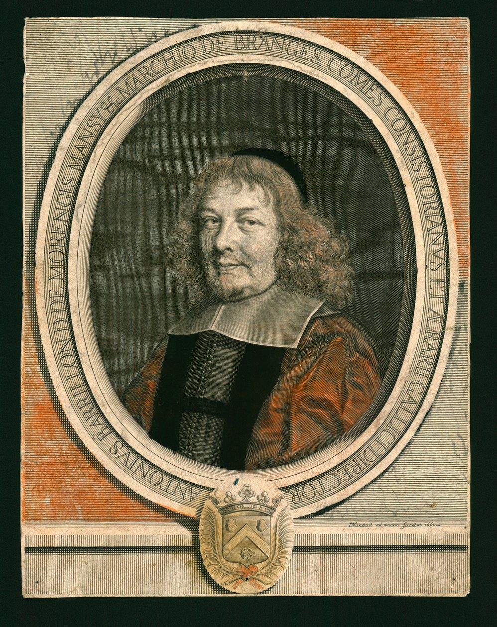 Antoine Barrillon de Morangis, c1661. av Robert Nanteuil