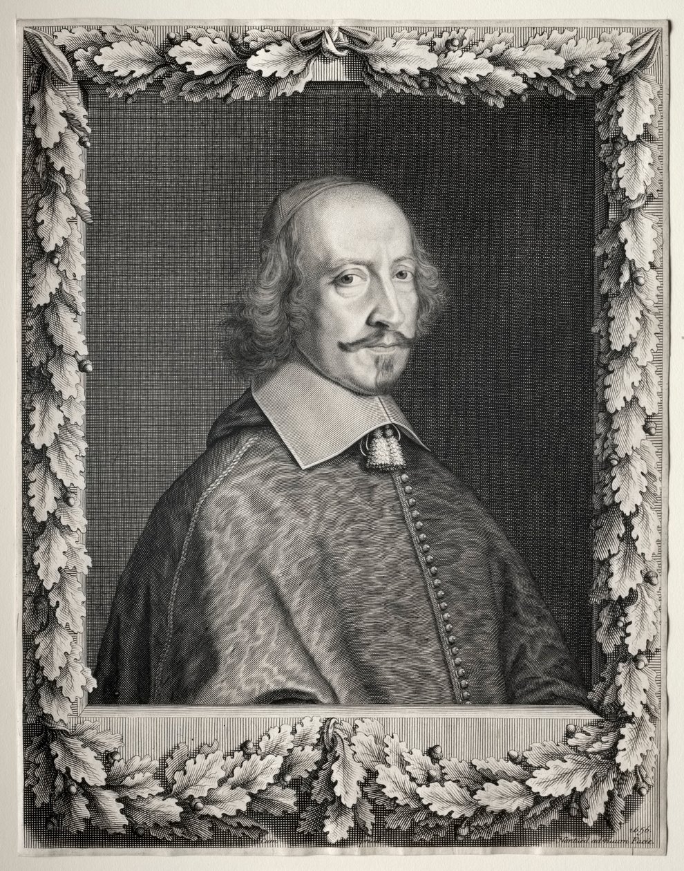 Kardinal Mazarin, 1656. av Robert Nanteuil