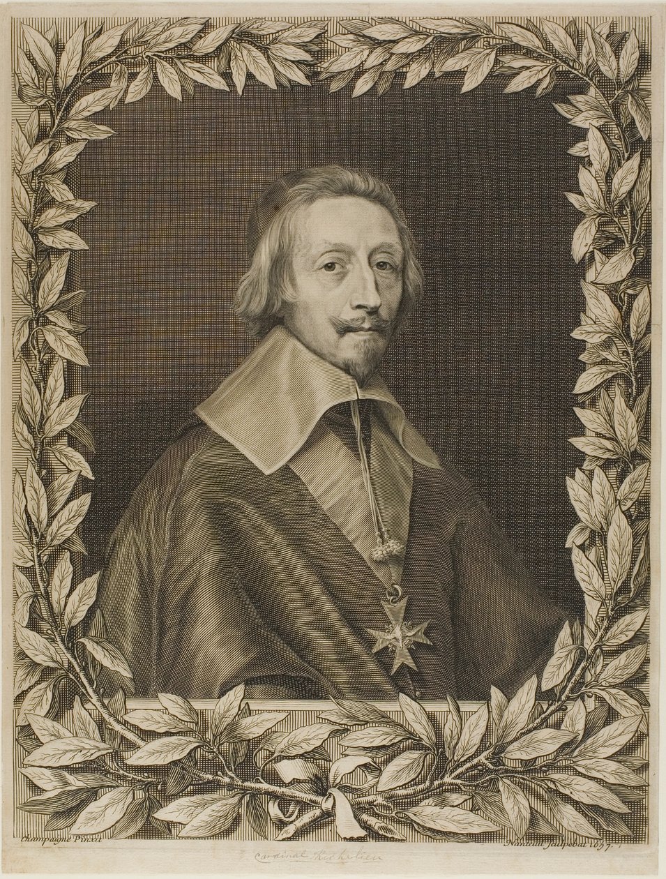 Kardinal Richelieu av Robert Nanteuil