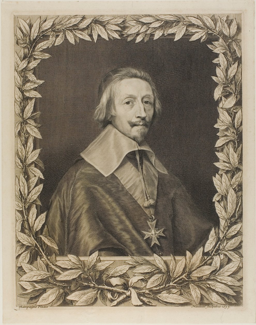 Kardinal Richelieu av Robert Nanteuil
