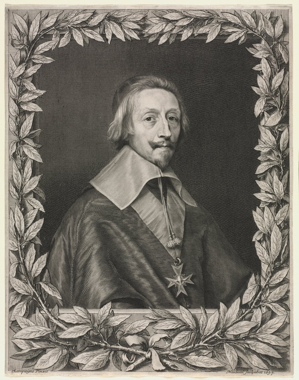 Kardinal Richelieu, 1657. av Robert Nanteuil