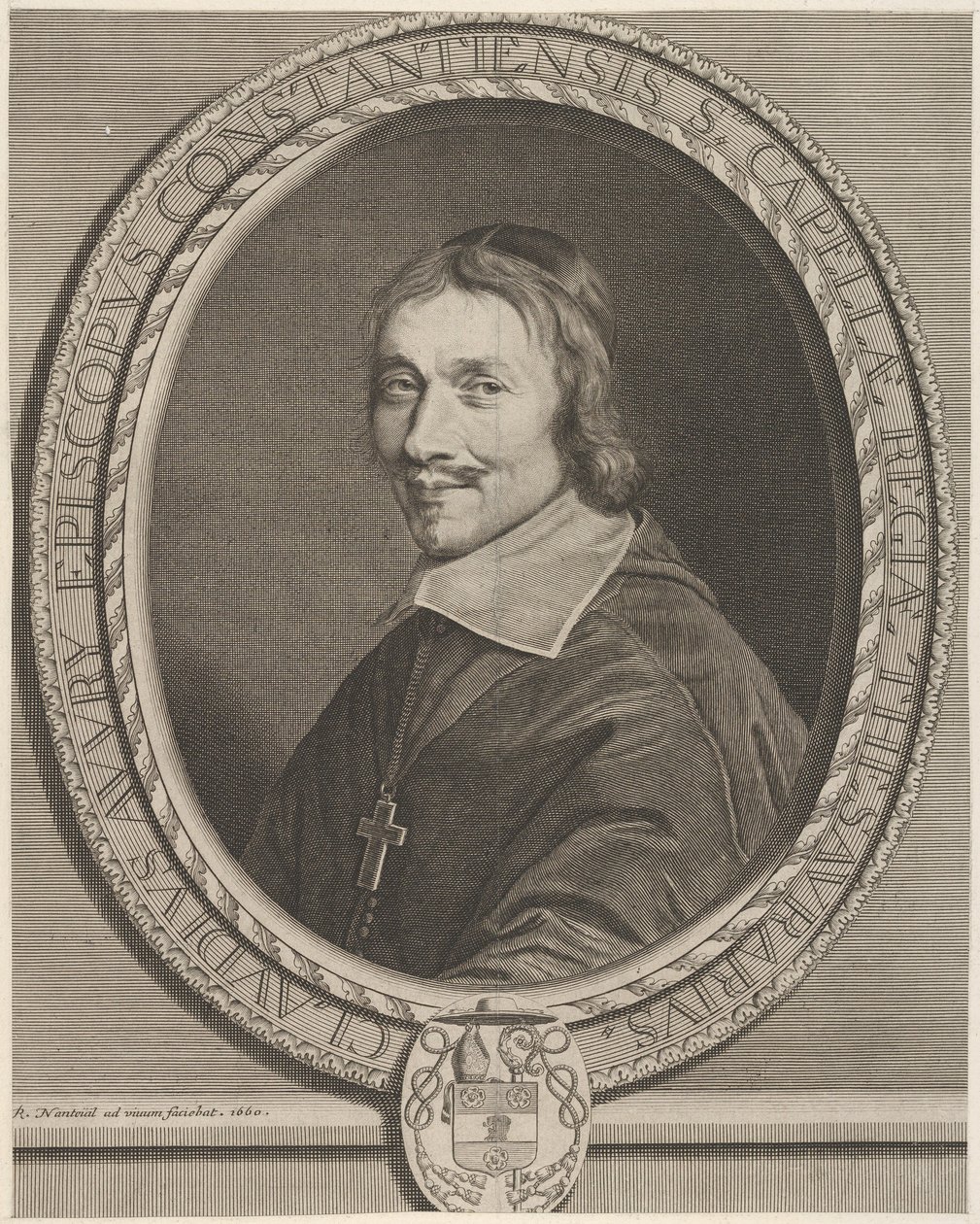 Claude Auvry, 1660. av Robert Nanteuil