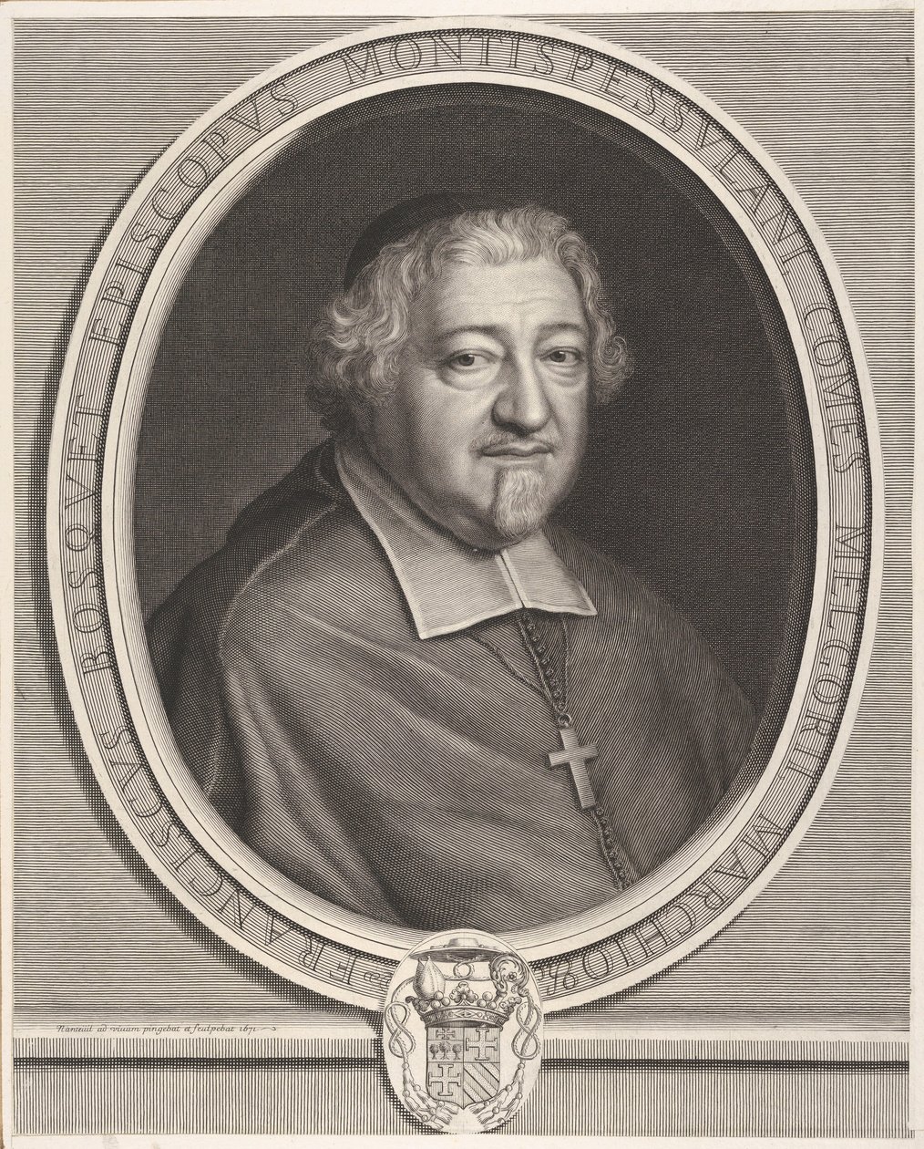 Francois Bosquet, 1671. av Robert Nanteuil