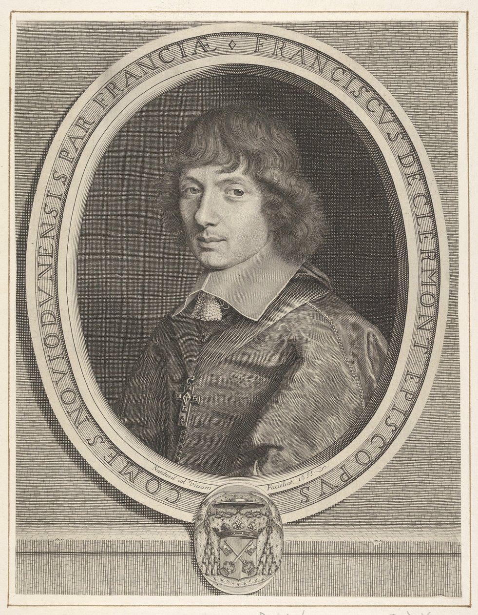 Francois de Clermont-Tonnerre, ca. 1655. av Robert Nanteuil