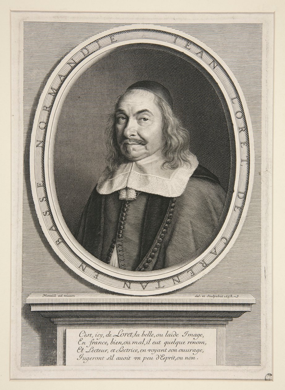 Jean Loret (1595–1665) av Robert Nanteuil