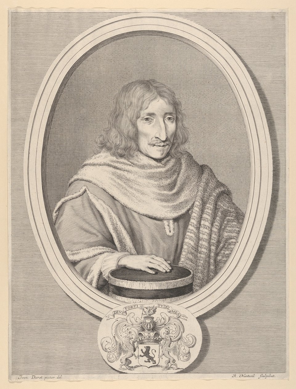 Jean de Mesgrigny, ca. 1653. av Robert Nanteuil